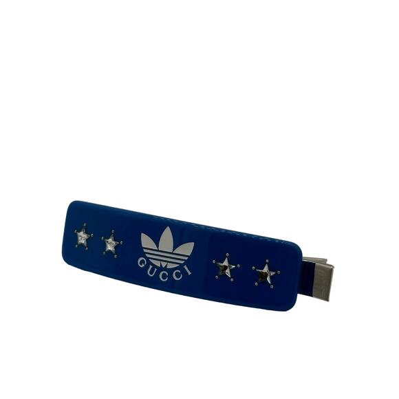 Gucci x adidas Limited Edition Collab Hair Clip*Brand-New w/original box*Blue - Picture 1 of 6